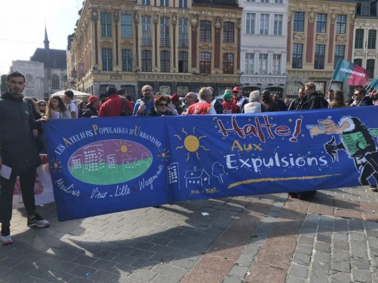 Lille: Mobilisation contre la reprise des expulsions