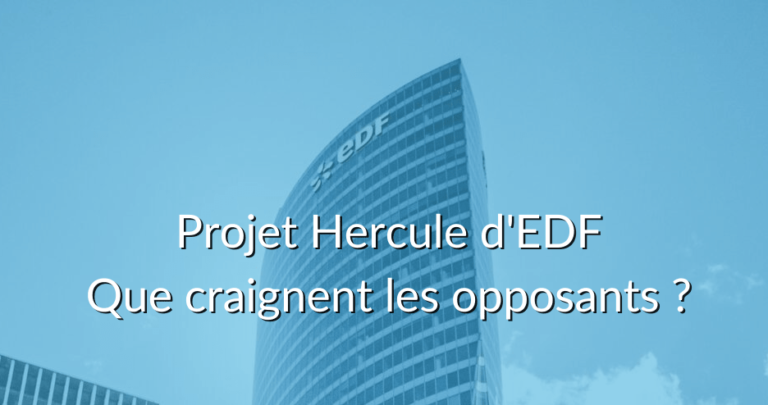 Projet Hercule : Ne pas privatiser l’énergie !